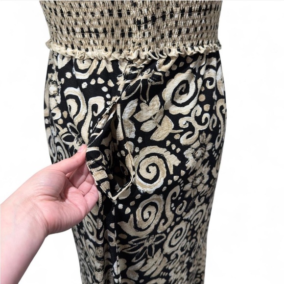 Cato Smocked Boho Maxi Dress Plus Size 18W/20W Cottagecore Boho Indie Summer - Picture 7 of 9